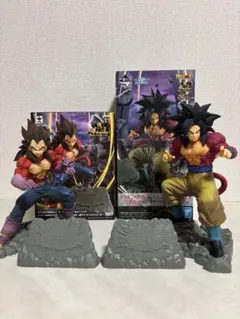 ドラゴンボール　ドッカンバトルコラボ賞　超サイヤ人4孫悟空 ベジータ フィギュア