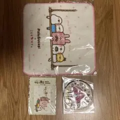 カナヘイのミニタオル、コースター、ドレスステッカー　3点セット