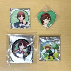 寿嶺二　缶バッチ 4点セット