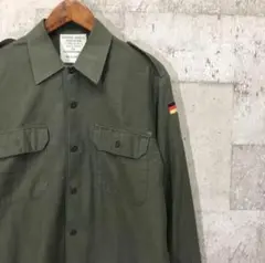 ドイツ軍 ヴィンテージ ミリタリーシャツ ジャケット 羽織り