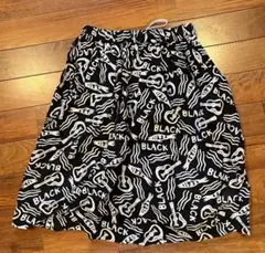 BLACK COMME des GARCONS 総柄 フレアスカートのサムネイル