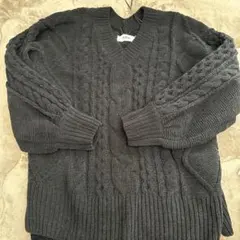 AZUL by MOUSSY ブラックニット S
