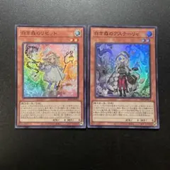 遊戯王　白き森のアステーリャ　白き森のリゼット　スーパー　セット