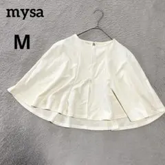 mysa ポンチョ ケープ アイボリー　M きれいめ　フォーマル　シンプルのサムネイル