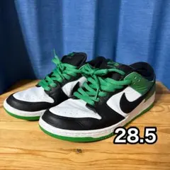ナイキ SB ダンク ロー プロ ブラック アンド クラシックグリーン28.5