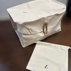 新品★未使用 土屋鞄 収納ボックス ランドセル収納 キャンバス地　巾着付き