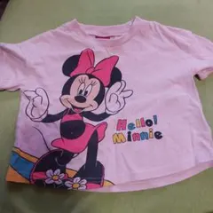 ミニープリント Tシャツ サイズ90 ピンク