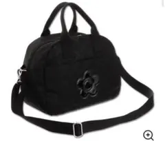 MARY QUANT ブラック 2WAYトートバッグ