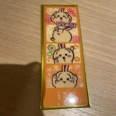 치이카와 프린트 씰 스타일 북마커 우사기