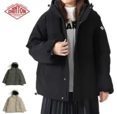 DANTON オーバーサイズ フーデッド ダウンジャケット DT-A0008