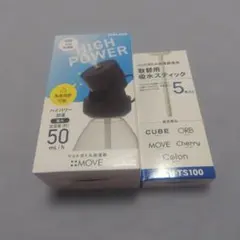 MOVE USBハイパワーペットボトル加湿器&取替用吸水スティックセットのサムネイル