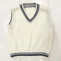 《comme ca fossette》リバーシブル ベスト 80cm