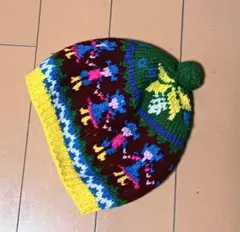 ブーフーウーカラフルニット帽