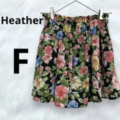 Heather ショートパンツ　キュロット　スカート風　花柄　夏　海　フレア