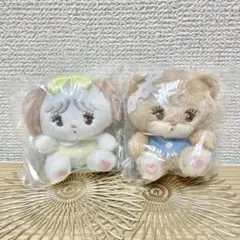 mikko characters ぬいぐるみ2 スフレ ラテ 2点セット