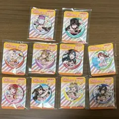 三船栞子 セブンイレブン 缶バッジ 4点セット ラブライブ 虹ヶ咲学園