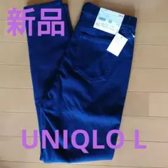 新品 ユニクロ L ヒートテックウルトラストレッチデニムレギンスパンツ