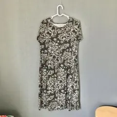 ニトリ　WOMENS　ギャザー付き　ワンピース　Nクール　花柄　おしゃれ　冷たい