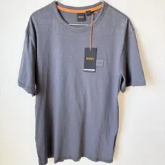 【新品】BOSS コットンジャージーTシャツ グレーLのサムネイル