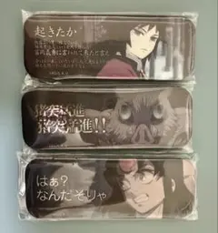鬼滅の刃 ダイニング 立志編 台詞 冨岡義勇 ロング 缶バッジ 再放送