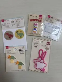 入園　ワッペンセット　上履きシール　恐竜　ウサギ　ディズニー
