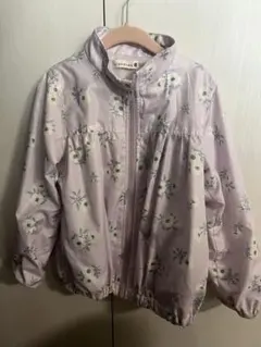 branshes 花柄ウィンドブレーカー 120サイズ 薄紫