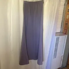 グレー フレアロングスカートGRＬ