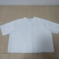 UNIQLOホワイト 半袖ニット Mサイズレディース