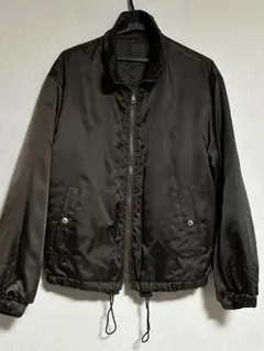 美品　INTERMEZZO リバーシブル　中綿ブルゾン　LL