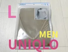 ●新品未開封●ユニクロメンズ●エアリズム・インナー9分袖Tシャツ●ベージュ・Lのサムネイル