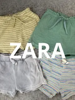 ZARA ハーフパンツ 4点セット 80サイズ