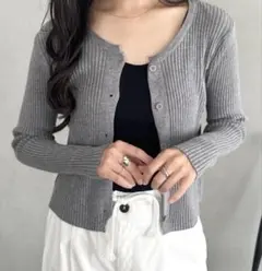 CLEA ベーシックニットカーディガン