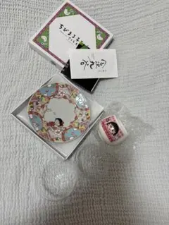 ちびまる子　九谷焼き　食器　　カプセルトイおちょこのサムネイル