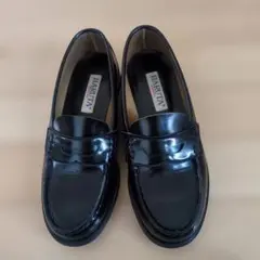 ハルタ　ローファー　黒23.5EEE