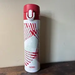 THERMOS サーモス 水筒 和柄 麻の葉デザイン　　レッド