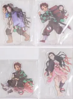 鬼滅の刃BD/DVD炭治郎立志編,遊郭編 ufo特典アクスタ炭治郎＆禰豆子4種