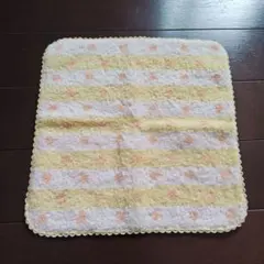 今治タオルハンカチ　オレンジ　イエロー　水玉　しましま　ふわふわ