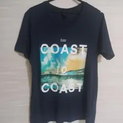 H&M From Coast to Coast Tシャツ ネイビー Mのサムネイル