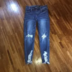 ZARA ダメージデニム アメリカンイーグル