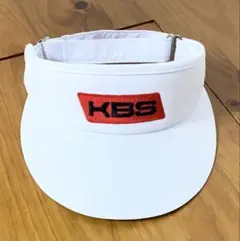 KBS ケービーエス サンバイザー ホワイト フリーサイズ