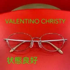 VALENTINO CHRISTY メガネ シルバー