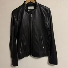 ブラックレザーライダージャケット