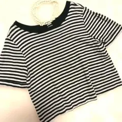 ✨JILL STUART✨美品✨ボーダートップス 上品 きれいめ 通勤 FREEのサムネイル