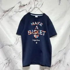 【コンバース】半袖 Tシャツ ネイビー バスケットボールウェア L