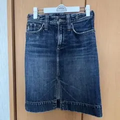 デニムタイトスカート ひざ丈スカート