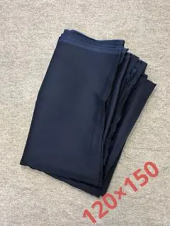 ネイビー裏地　薄手　ストライプ