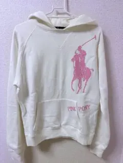 お値下げ♪Polo Ralph Lauren ピンクポニーパーカー ホワイト