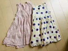 Caldia 含むノースリーブ ワンピース 2点セット 120〜130cmのサムネイル