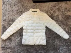 【美品】キャロウェイ ゴルフ ダウンジャケット LLサイズ白 薄手レディース軽量