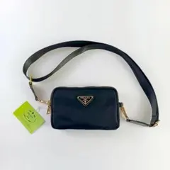 新品 PRADA ノベルティ ショルダーバッグ ブラック w2